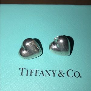 Tiffany and co heart earrings